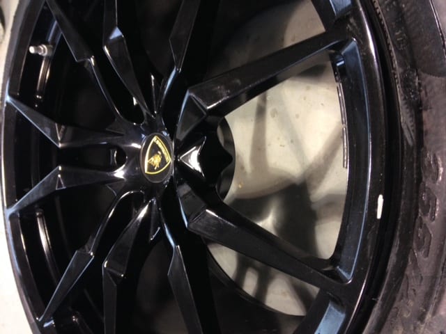Lamborghini alloy repair