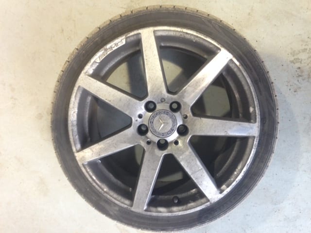 Old alloy wheels